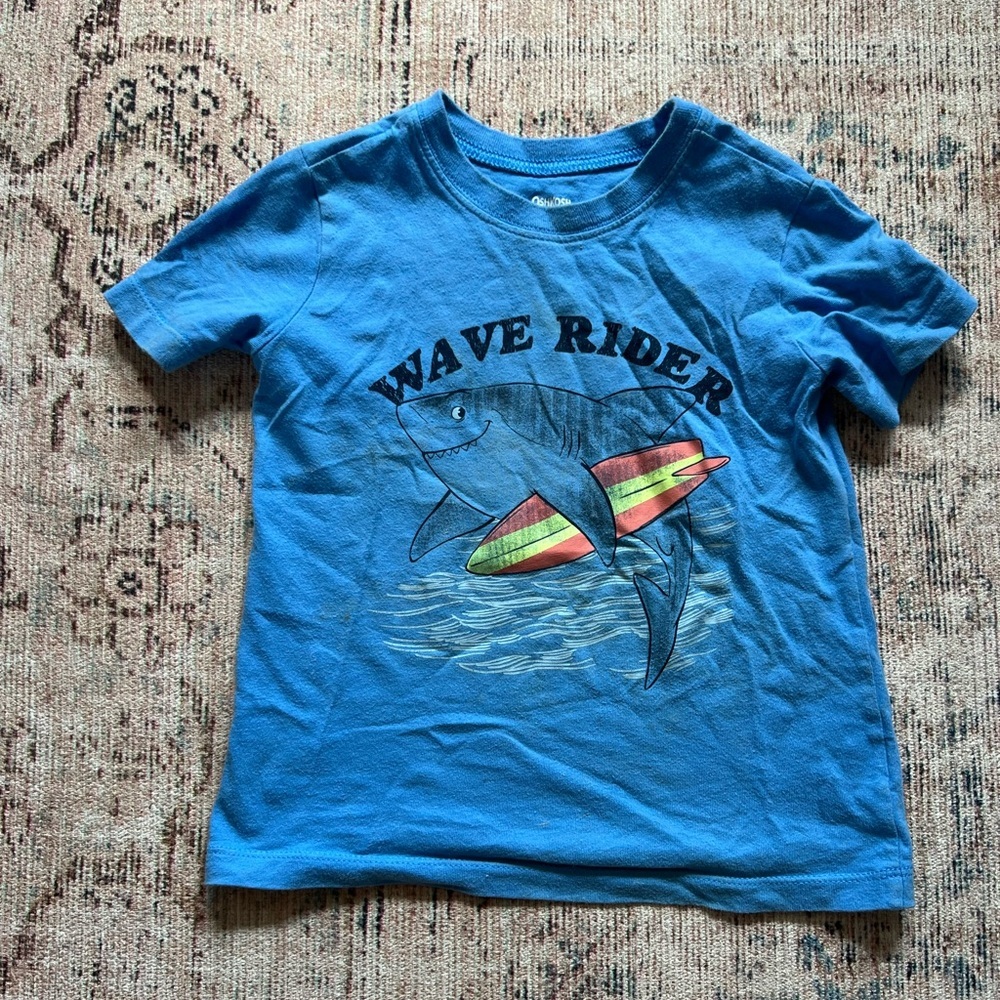 OshKosh B'gosh Wave Rider Shark Tee - Blue